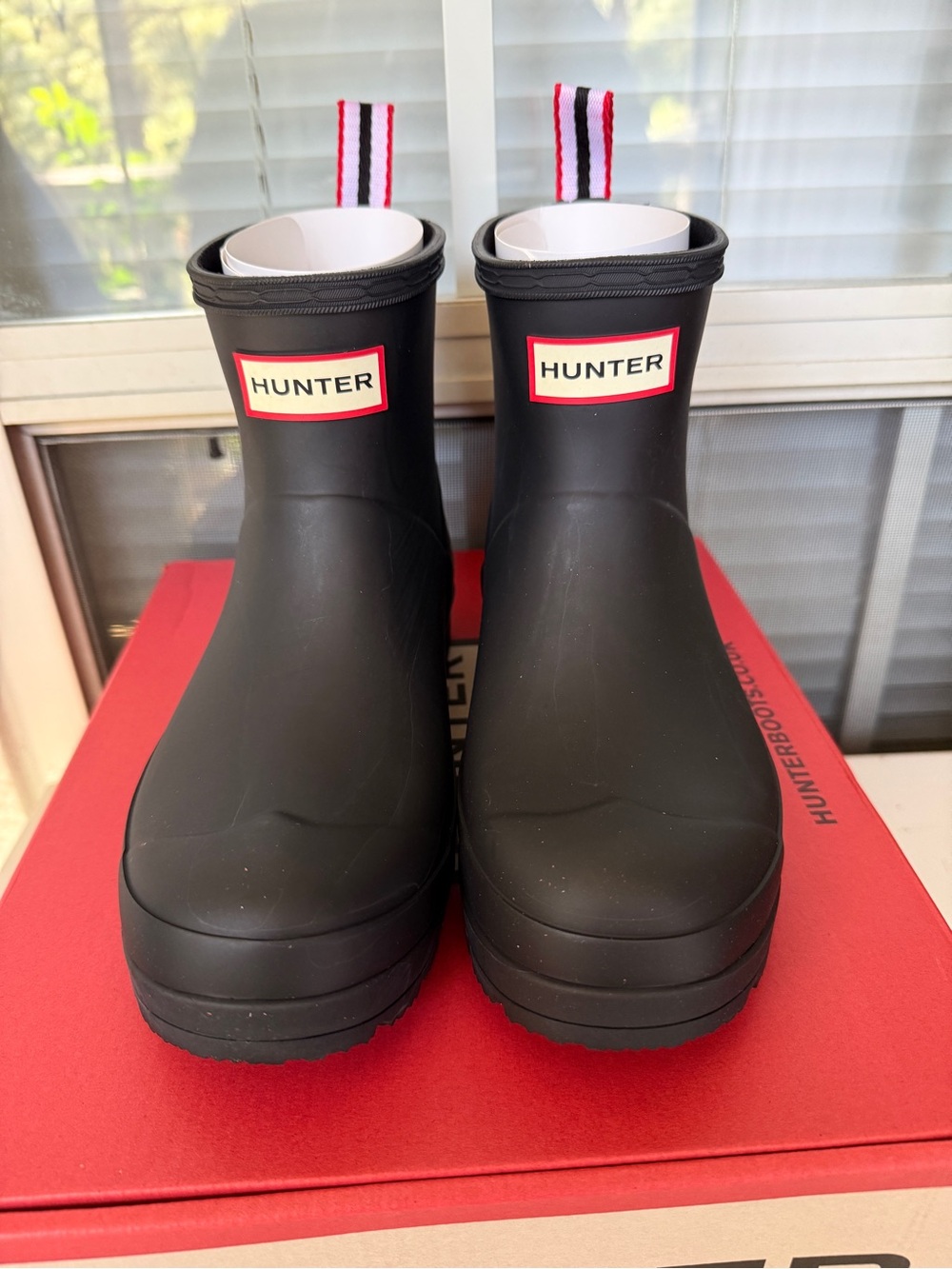 Hunter Play Short Rain Boots | Women’s US 6 | EU 7 | UK 4 | NIB ☔️
